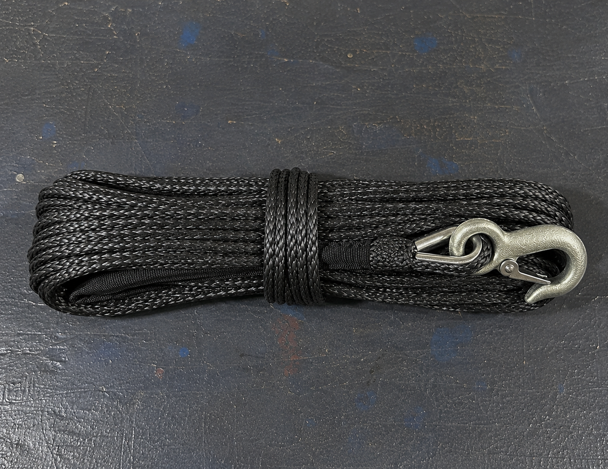 3/16”x50’ Winch Rope with Snap Hook